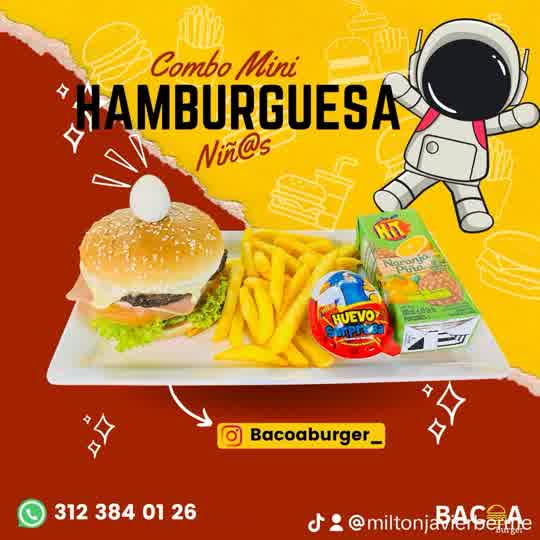 COMBO MINI HAMBURGUESA
